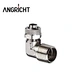 Customized Quick Connecting Metal Fitting Air Brake Hose Pipe Fittings Push on Union Pneumatic Air Connector