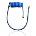 Coiled Air Brake Hose for US Standard Trucks  Quick-Connect Fittings Optional