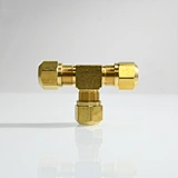 DOT Brass Compression Fittings for Nylon Air Brake Hose, Trucks and Trailer Pneumatic Connections