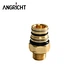 Angricht 高品质黄铜管接头，外螺纹ABC旋转接头，卡车配件