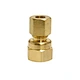Brass Air Brake Push to Connect Fittings Pneumatic Compression Tube Connector Male Elbow Straight Union Reducer Industrial Use
