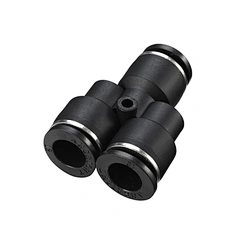 Pneumatic Air Hose Connector with Zinc Collar 1/4 Quick Connect 3 Way Fitting Pneumatic Tube Fittings Parts