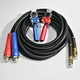 DOT Approved Air Line Hose Assembly Rubber with 1/2" NPT Swivel Straight Connector Spring Guard for Truck Trailer Tractor