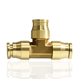 High Quality Brass DOT Air Brake Push in Fittings Quick Connect Male Adapter Tee Union 90 Degree Elbow Truck Trailer