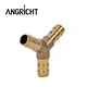DOT air Brake Hose Fitting Union Quick Push in Nylon Pipe Connector 1/8 3/8 1/4