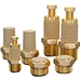 High Quality Brass Air Pneumatic Muffler Brass Suppressor Silencer Noise Cancelling Pneumatic Compressor Parts