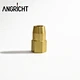 Durable Metal Air Brake Hose Fittings Push in Quick Release Fittings Pivot Studs Thread Brass Adapter for Europe Truck Parts