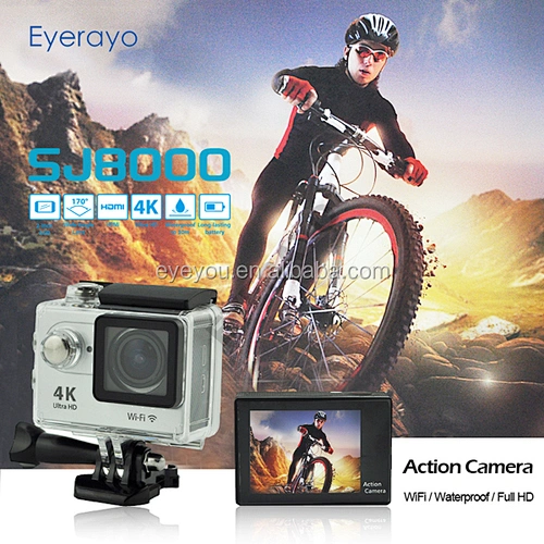 SJ8000 WIFI H9 Action camera 4k with Visual angle 170 and 2.0inch screen