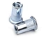 Countersunk Head Knurled Body Carbon Steel Rivet Nut