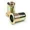 Flat Head Knurled Body Carbon Steel Rivet Nut