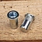 Flat Head Knurled Body Carbon Steel Rivet Nut Closed Type
