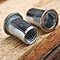 Flat Head Knurled Body Carbon Steel Rivet Nut
