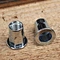 Flat Head Half Hex Body Carbon Steel Rivet Nut