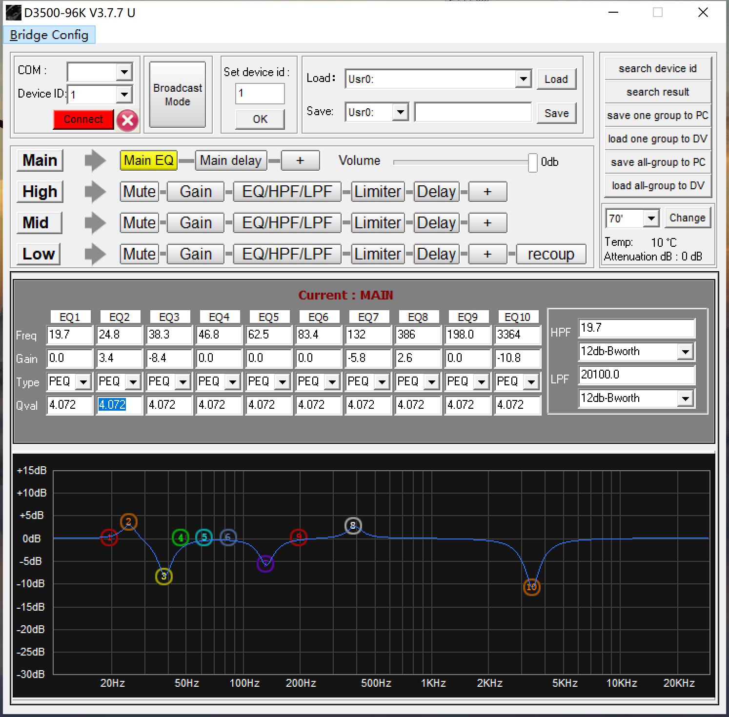 DSP amplifier moduel