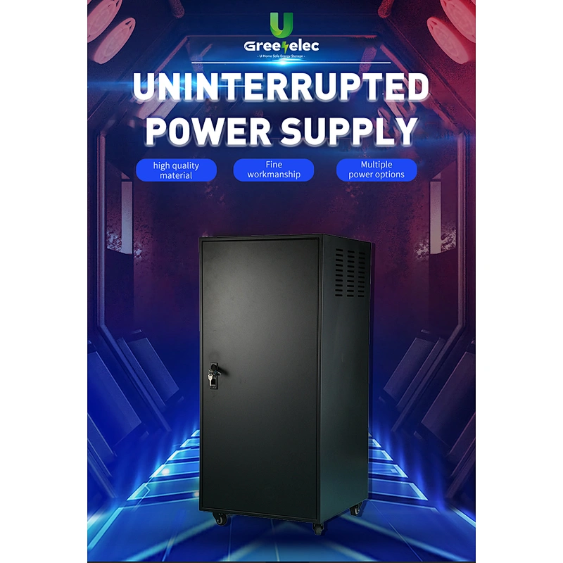 Hot Selling   LiFePO4 Lithium battery 220V  30Ah  energy storage cabinet Built-in inverter