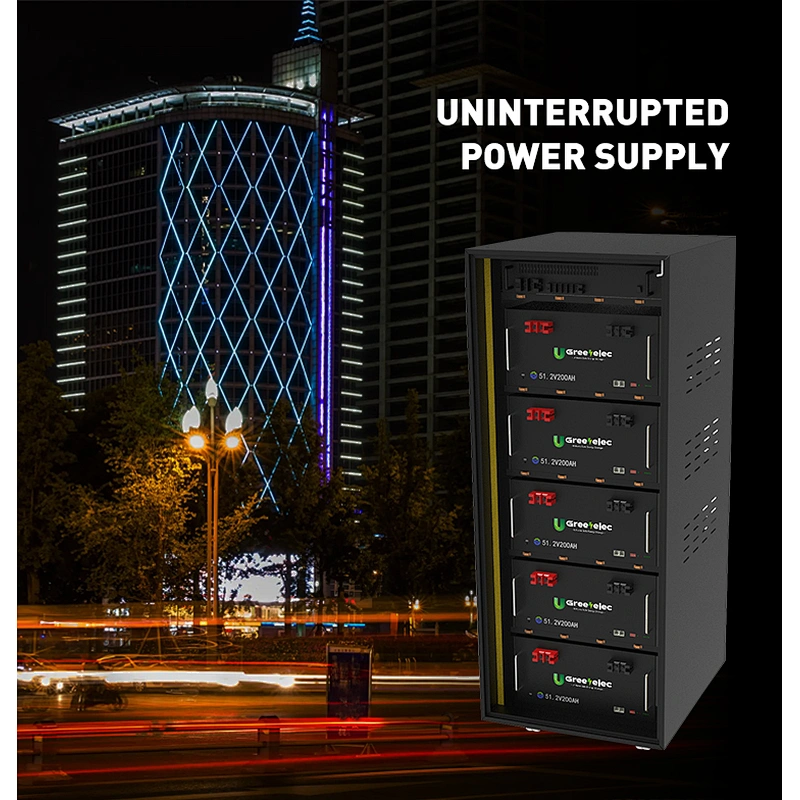 U-Greenelec Hot Sell 51.2v 1000ah 30kwh A+ Grade Lifepo4 Lithium Battery Cabinet System For Solar Energy Storage 48v 1000ah
