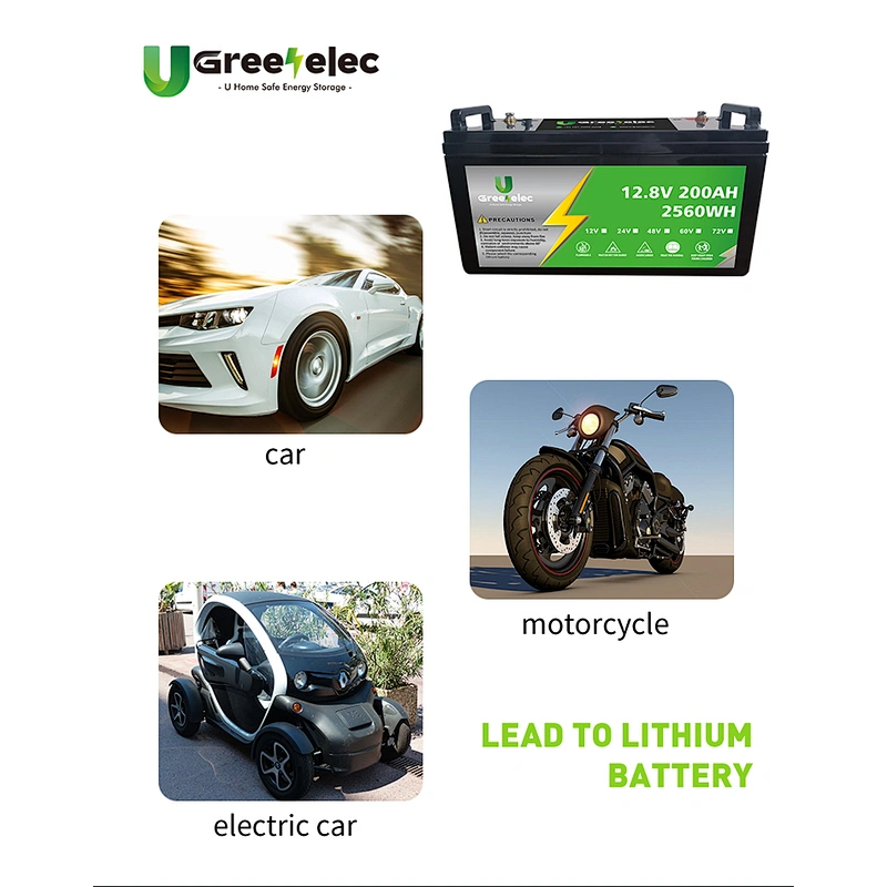 200Ah 12.8v EV Storage Battery Systems Lithium Energy Storage Battery for Home Use