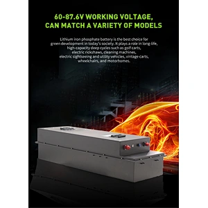 Superior Quality Solar Energy Battery Storage System for Car Power Backup 100Ah 76.3V