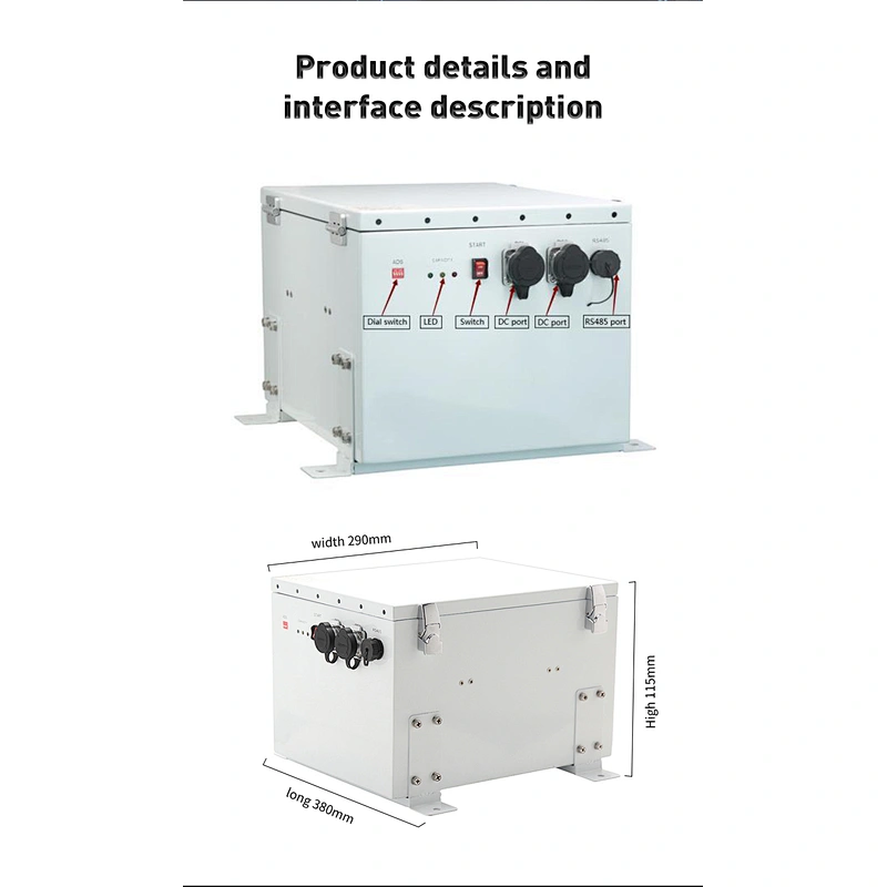 A Grade LiFePo4 Multiple DC Output 100Ah Solar System Energy Storage Battery for Communication Base Station