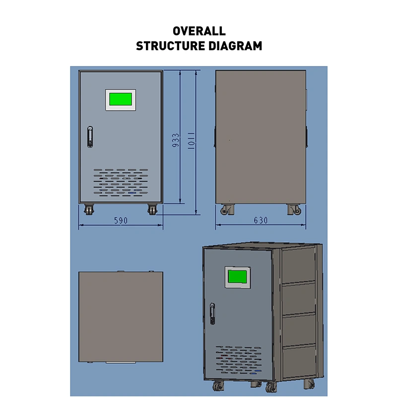 Solar Photovoltaic Energy Storage Cabinet Type 220V30Ah Lithium Iron Phosphate Battery Pack