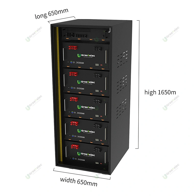 U-Greenelec Deep Cycle Battery Pack 30kwh Lithium Ion Battery 100ah Lifepo4 Battery Rack Cabinet
