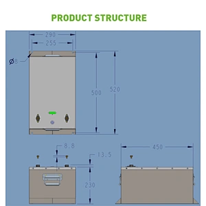LiFePo4 Storage Battery 63Ah EV/Golf Cart/Marine Solar Portable Energy Storage Battery Backup