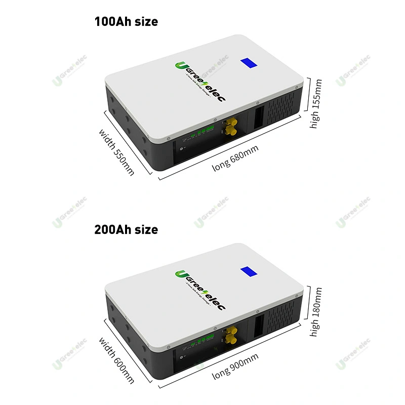 High quality    home  energy storage system  solar system for homes   48v 51.2V 100Ah  LiFePo4  battery