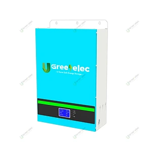 U-greenelec New Arrival Wall-mounted 100Ah Electric Lithium Battery Energy Storage with LCD Screen