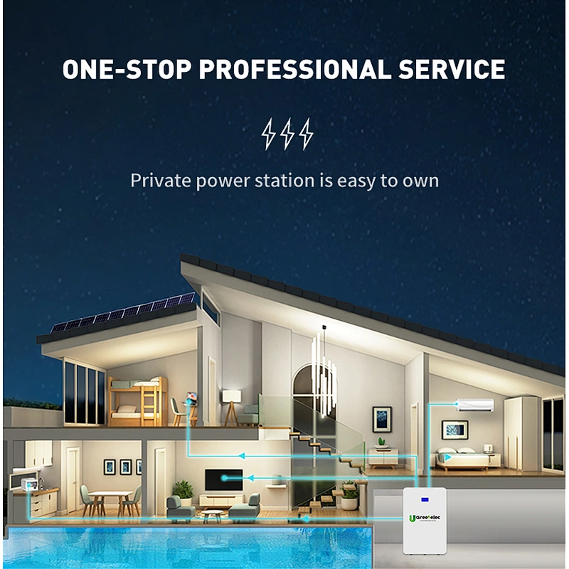 solar battery storage lifepo4-battery 51.2V 100Ah/200Ah wall mount lifepo4 lithium battery