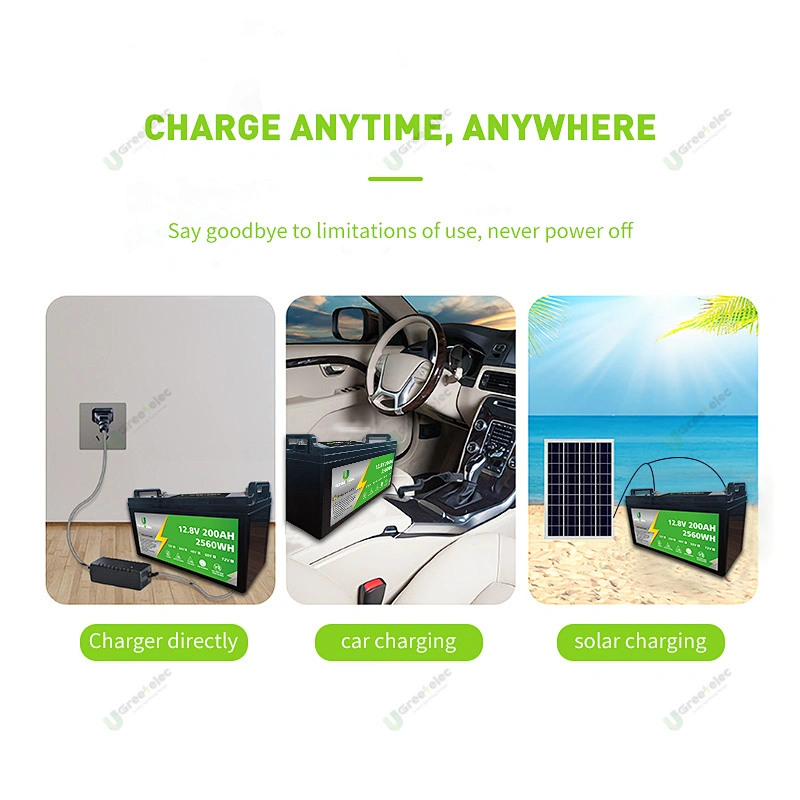 Hot Selling  2.56Kwh /200Ah/12.8V  RV energy storage battery