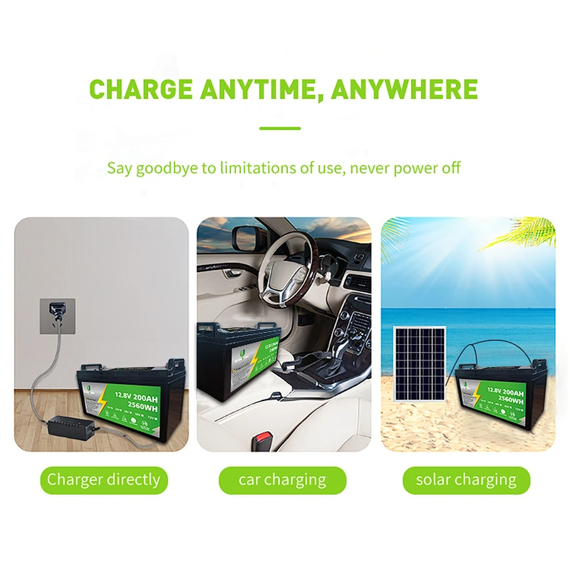 2.56KWh RV Home Energy Storage System Lithium Ion Batteries for Solar Panel