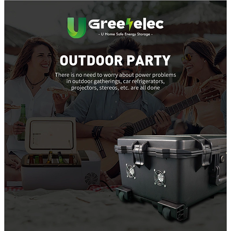 Portable Battery Power Station Outdoor Work Outdoor Travel RV Home Emergency Lifepo4 Battery