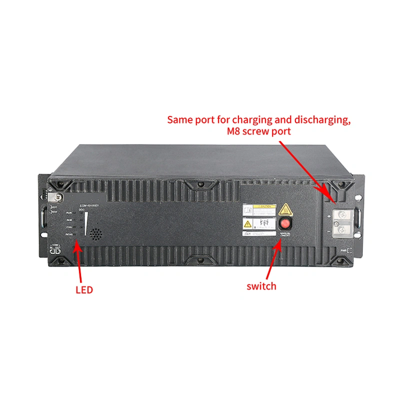 51.2V Long Lifespan LiFePo4 Lithium Industrial Battery Storage for Solar Energy with Built-in BMS