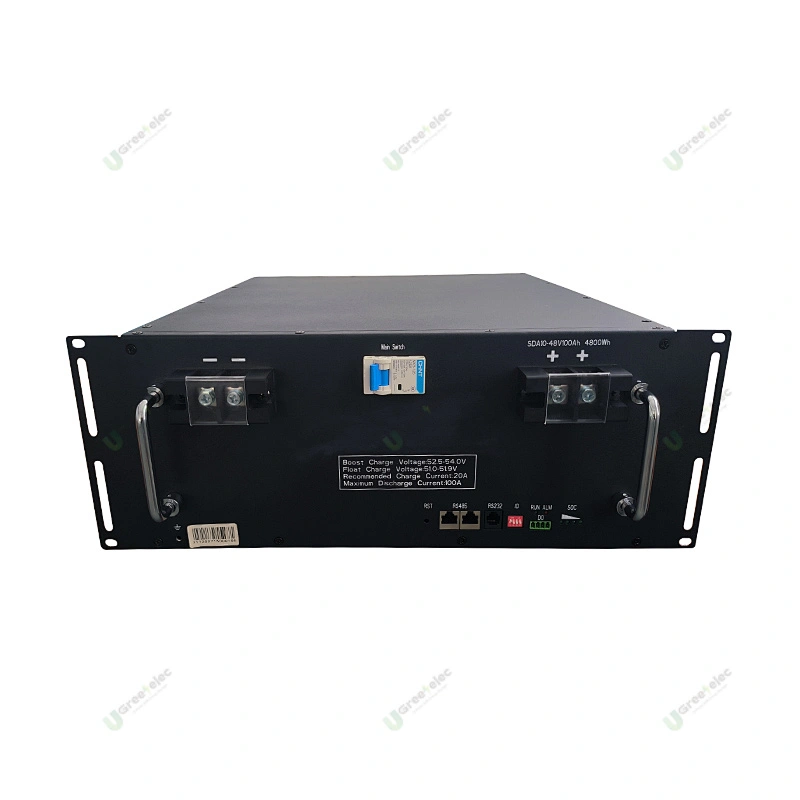 U-Greenelec 48V100Ah rack mounted lithium battery LiFePo4 battery lithium iron phosphate battery suppliers lithium phosphate battery residential battery