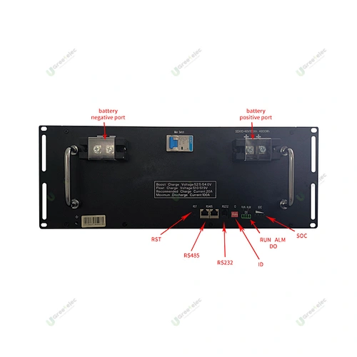 U-Greenelec 48V100Ah rack mounted lithium battery LiFePo4 battery  home energy storage battery