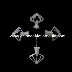 plastic toggle board wall plug drywall anchor injection mould