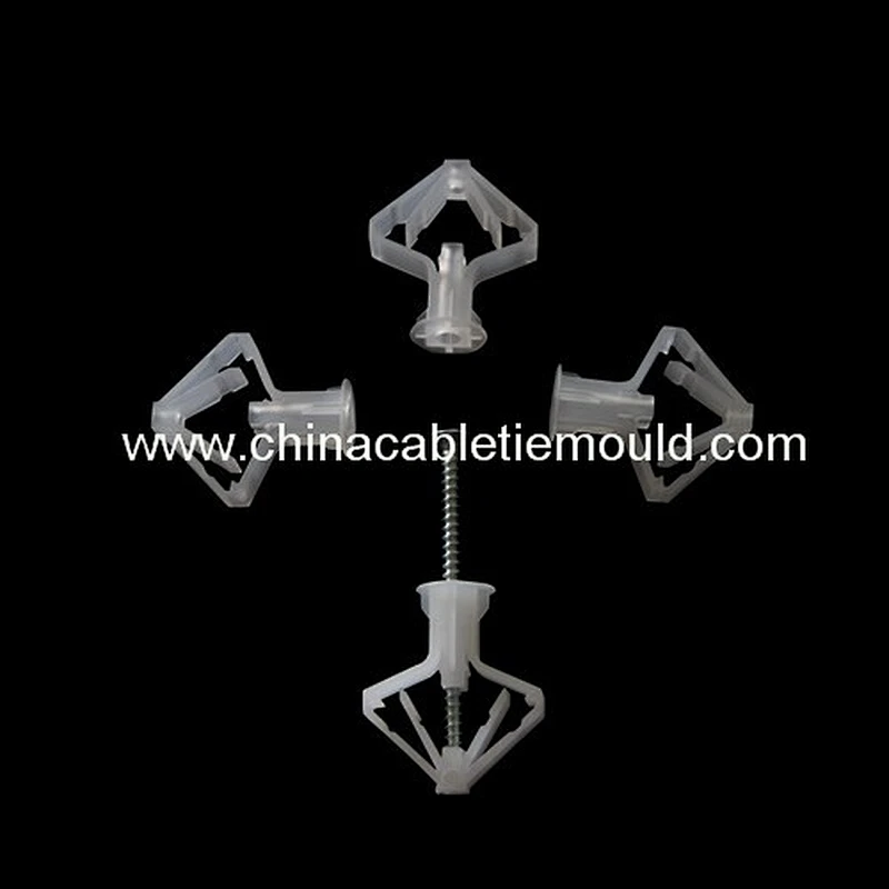 plastic toggle anchor butterfly anchor mould