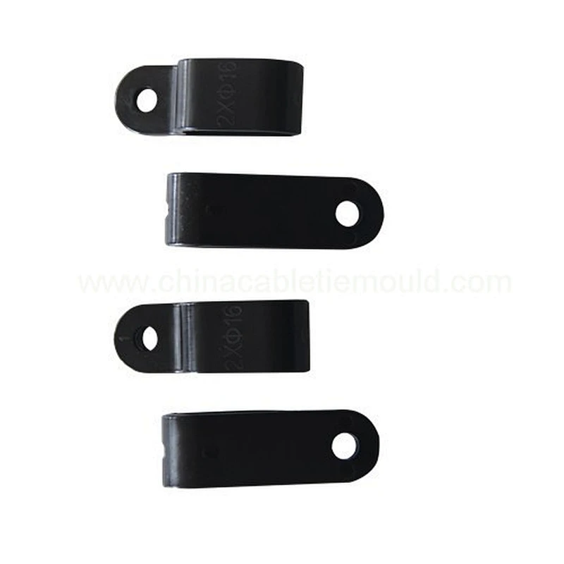 Electric fastener wire rope u shape cable clip injection mould