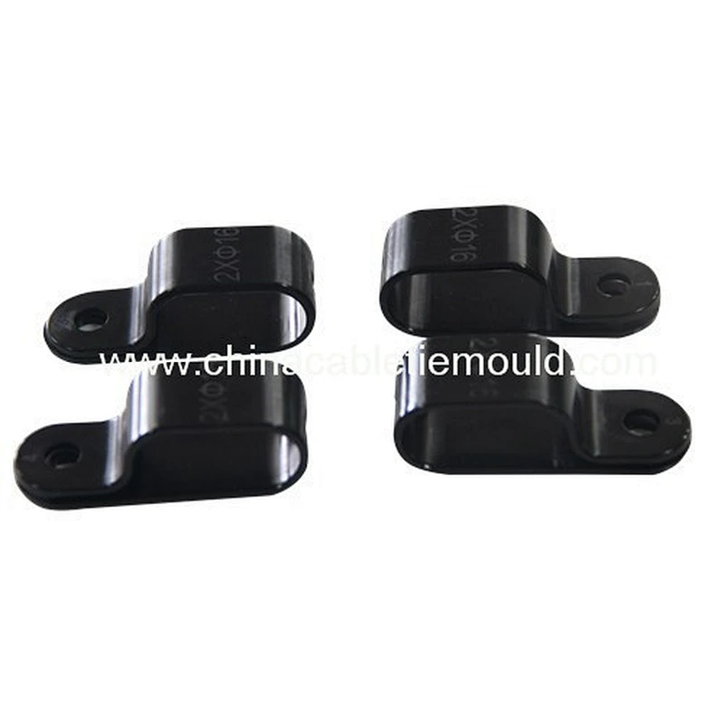 Electric fastener wire rope u shape cable clip injection mould