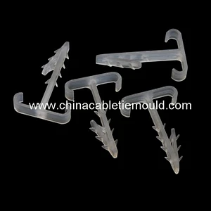 U type cable wire nail clip mold