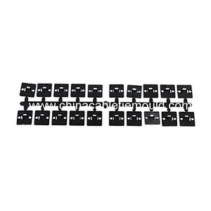 adhesive back fixes cable clamps mould