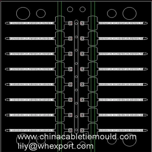 identification cable tie mould