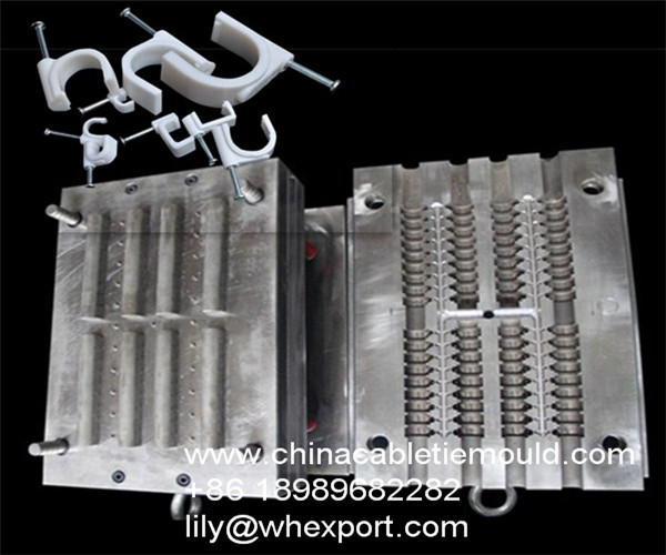 wall plastic wire clips mould manufacture
