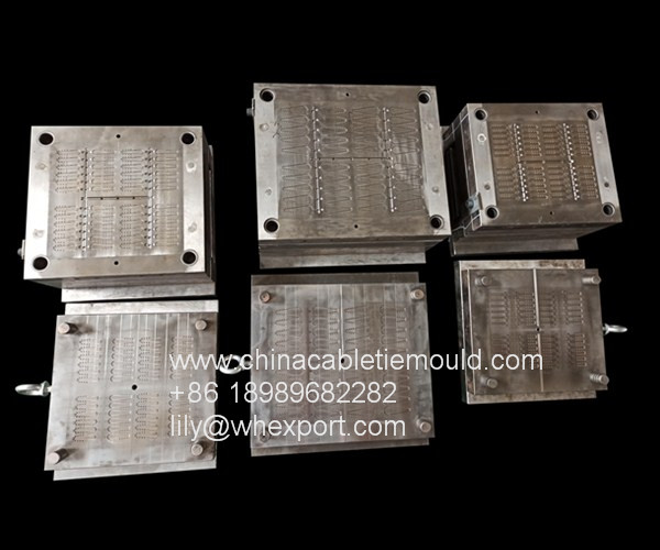 PE plastic cable clamp clip mould manufacture