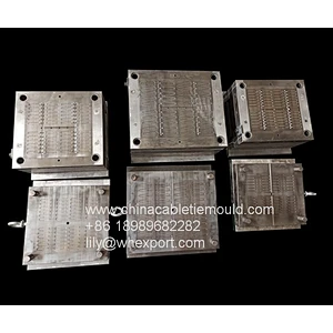 PE plastic cable clamp clip mould manufacture