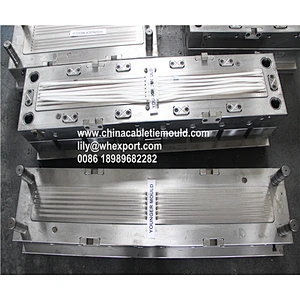 double head cable tie injection mould