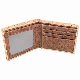 New Arriving Black Slim RFID Blocking function Cork Eco-friendly material for vegan Business Man Wallet