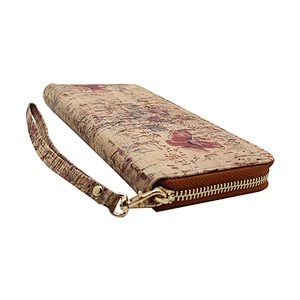 Boshiho High Quality Vegan leather womens vegetarian rfid blocking wallets Purse card holder for lady cork wallet