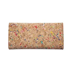 womens vegan women hot new products large capacity ecofriendly fabric cork wallet