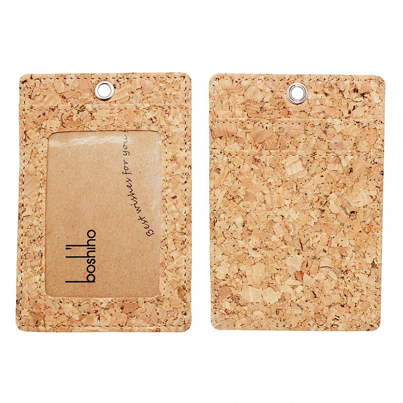 Boshiho High Quality Id  Vegan Cork Card Holder Cards